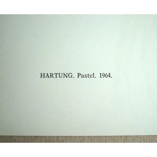 After Hans Hartung, Composition, 1960s, Offset Lithograph For Sale - Image 11 of 12