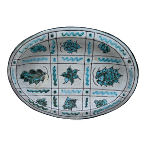 Large Mid-Century Jerome Massier Platter Vallauris, Circa 1950