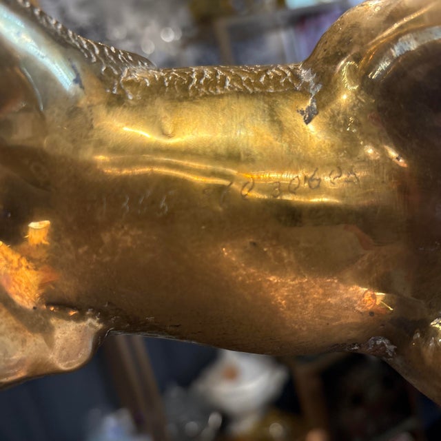 1950s Mid-Century Modern Brass Deer - a Pair For Sale - Image 10 of 12