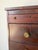 Antique 19th Century Solid Mahogany Chest of Drawers With Brass Knobs For Sale - Image 4 of 12