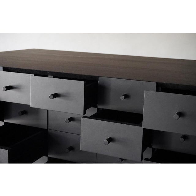 Wood Solaris Cabinet by Shiro Kuramata for Cappellini, Italy 1980s For Sale - Image 7 of 10