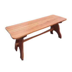 Handmade Rustic Elm Bench, 1970s