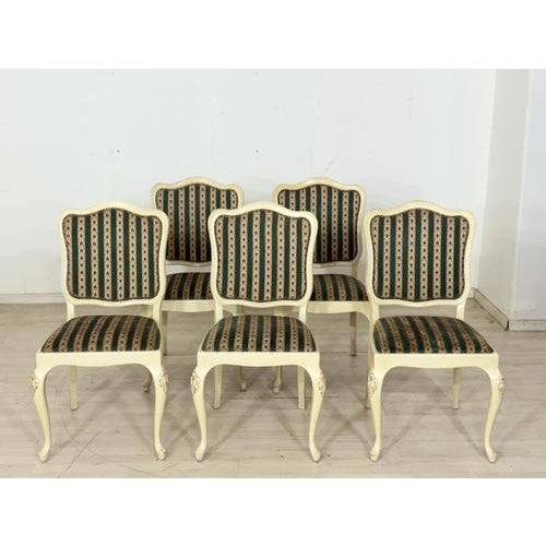1920s Vintage Chippendale Chairs, 1920, Set of 5 For Sale - Image 5 of 17