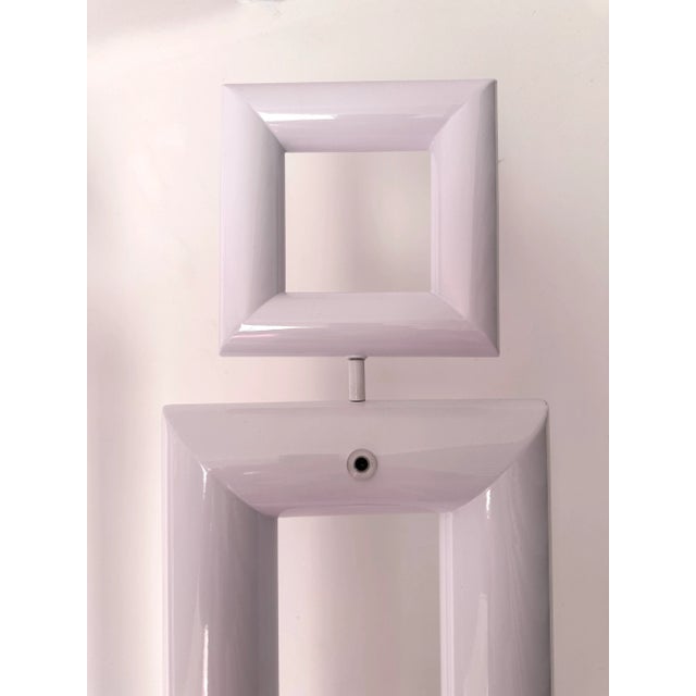 Pair of Metal Floor Lamps Boy and Girl by Remo Buti for Neofos. Italy, 1980s For Sale - Image 4 of 12