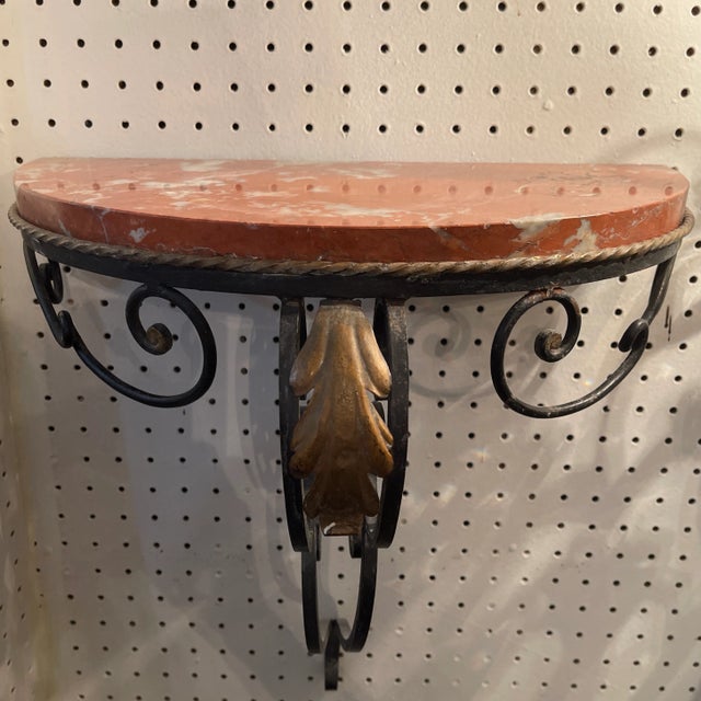 1940s French Cast Iron Bracket For Sale - Image 9 of 9