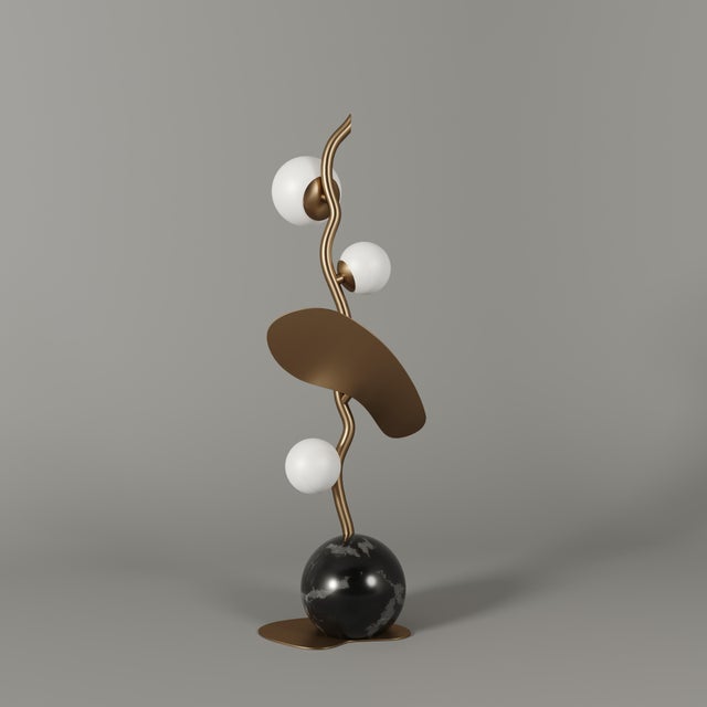 Not Yet Made - Made To Order Almond Table Lamp by Creativemary For Sale - Image 5 of 10