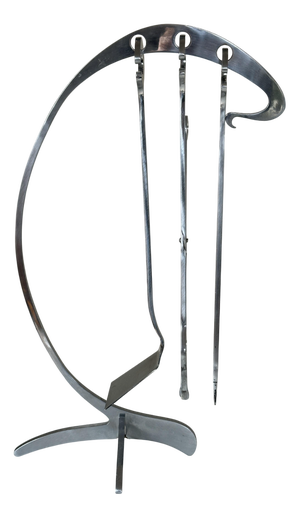Fireplace Tools by Jean Paul Création, 1970s, Set of 4