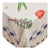 Still Life Fruit & Vegetables Blue Linen Tablecloth Long (120" x 80") For Sale
