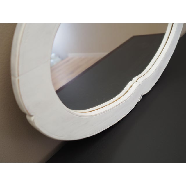 Danish Mirror in Pine Frame, 1960s For Sale - Image 9 of 12