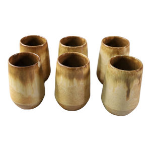1950s Eugene Deutsch Ceramic Mugs - Set of 6
