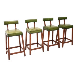 Georgian Style Bar Stools, 1960, Set of 4 For Sale