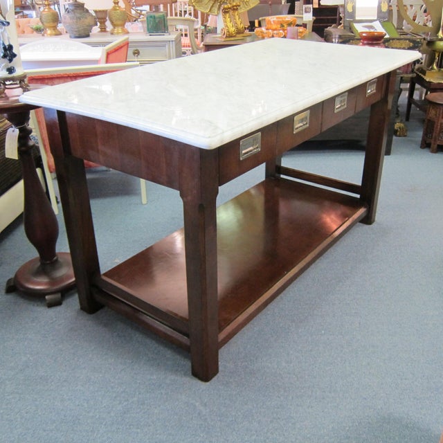 Thomas O Brien For Hickory Chair Newland Marble Top Kitchen Island