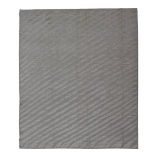 Modern Hand-Knotted Wool Rug by Keivan Woven Arts 9'4 X 11'9 For Sale