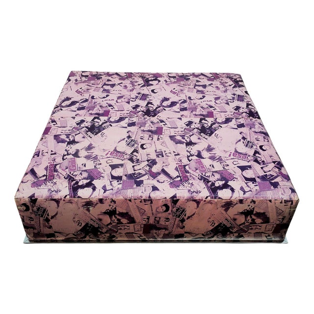 Vintage Heart Leather Sofa For Sale