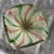 1960s Vintage Avem Italian Murano Art Glass Gold Flecks Bowl W/ White Latticino, Pink/Green Ribbons For Sale In Chicago - Image 6 of 8