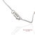 18k(750) White Gold Natural Diamond Pendant Necklace With Chain For Sale - Image 9 of 11