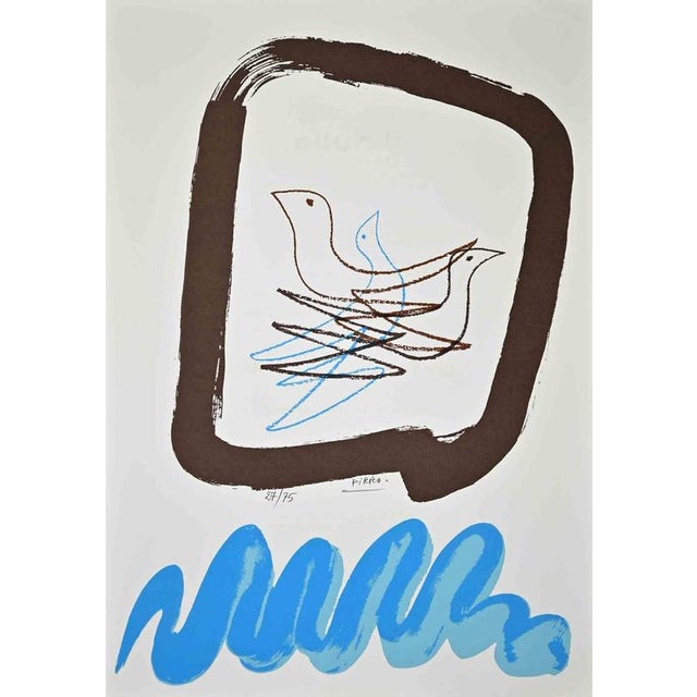Lithograph on paper. Hand signed and numbered in the lower margin. Edition of 75. Very good conditions. This piece is...