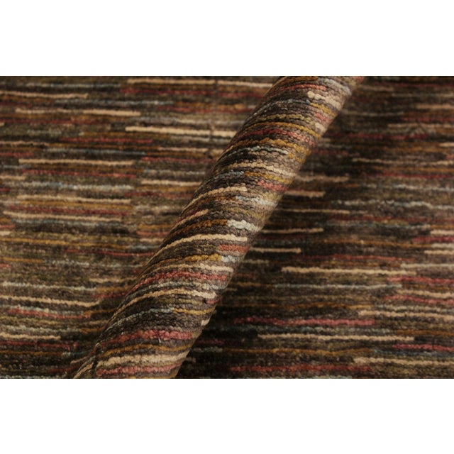 Textile Shabby Chic Gabbeh Red/Brown Wool Rug - 3'11'' X 5'11'' For Sale - Image 7 of 10