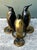 Vintage Bronze and Brass Penguin Table After Joseph D’aste For Sale - Image 11 of 12