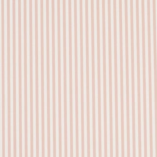SAMPLE - Schumacher Emma Stripe Narrow Wallpaper In Blush For Sale