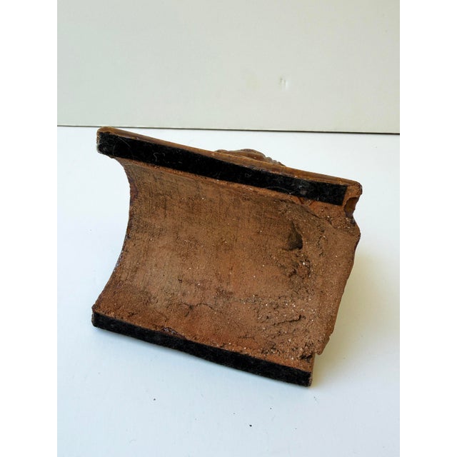 Ceramic Antique Chinese Imperial Glazed Ceramic Roof Tile – Heavenly Horse (Tianma) For Sale - Image 7 of 8
