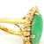 1970s Italian 18k Gold Gia Jadeite & Diamond Ring For Sale In Miami - Image 6 of 15