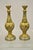 Vintage Japanese Cloisonne Enamel 13" Brass Bronze Candlestick Lamp Base - Pair For Sale - Image 11 of 11