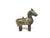Metal Vintage Heavy Solid Brass Pony Figurines - a Pair For Sale - Image 7 of 7