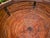 Late 20th Century Vintage 17.5” Handmade Primitive Pencil Rattan Basket With Leather Rim For Sale - Image 5 of 12