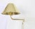 Mid-Century designer brass wall sconces by Florian Schulz, 1980s The wall light needs 1 x E27 standard bulb. Dimensions:...