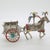 Large Vintage Italian Handmade Silver Carretto Siciliano Carriage with Enameled Parts, Sicily, 1980s For Sale - Image 13 of 13