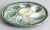French Antique French Saint Clément Majolica Blue Green & Yellow Lemon Wedge Oyster Plate For Sale - Image 3 of 8
