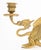 Pair of Vintage Dragon Form Bronze Candlestick Holders For Sale - Image 4 of 10