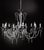Diva 12 Lights Chandelier in Polished Chrome and Crystal by Aggiolight. Dimensions: D 122 x H 92 cm. Materials: Polished...