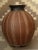 1980s Kenneth Allen Fine Stoneware Pottery Vase Scraffrito Design 11" Signed & Dated For Sale - Image 13 of 15