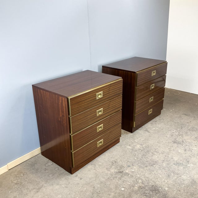 Mid-Century Modern Vintage Bedside Tables, 1970s, Set of 2 For Sale - Image 3 of 12
