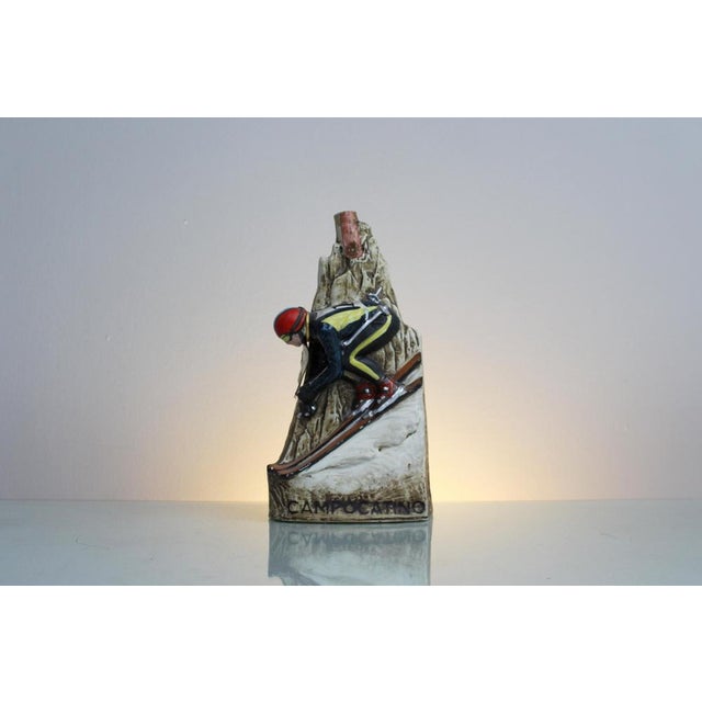 Italian Hand-Crafted and Painted Ceramic Brandy Distillery Sculpture, 1950s For Sale - Image 4 of 17