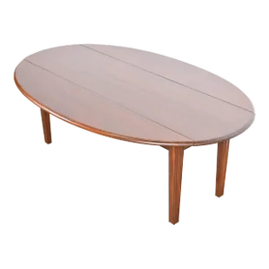 Kittinger American Colonial Mahogany Drop Leaf Coffee Table, Newly Refinished