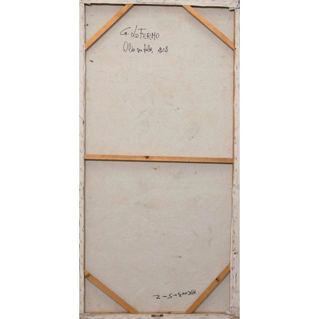 Giorgio Lo Fermo, The Circle and the Ellipse, 2020, Oil Painting For Sale - Image 3 of 4