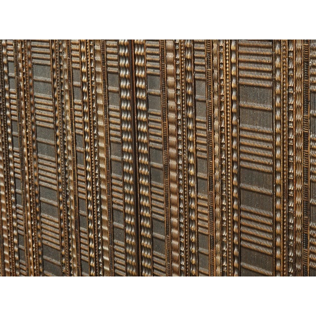 Alfonso Marina Kapelle Armoire Storage Cabinet Brown W Ornate Frame For Sale - Image 14 of 18