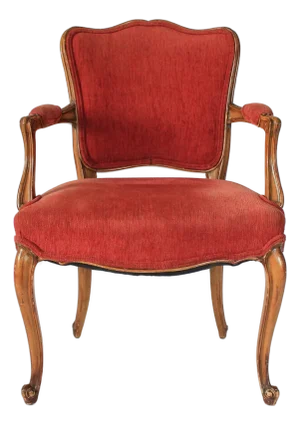 French Louis XV Style Fauteuil