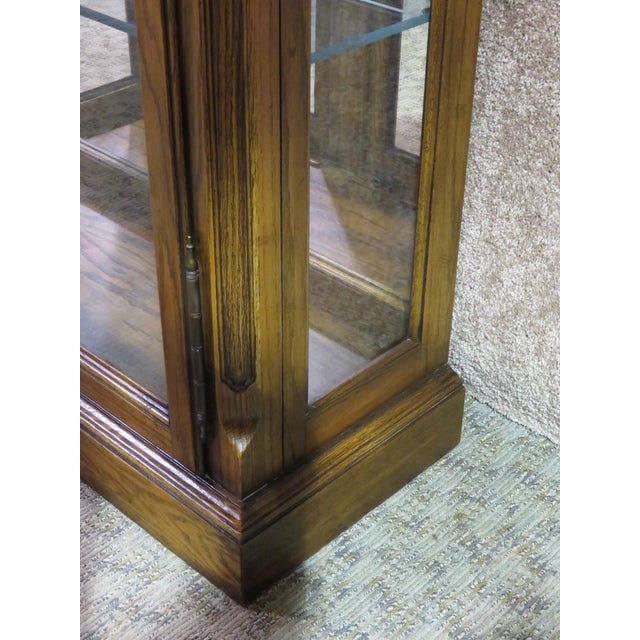 1980s French Country Two Door Curio Cabinet | Chairish