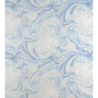 The House of Scalamandré Albemarle Fabric, Blue For Sale