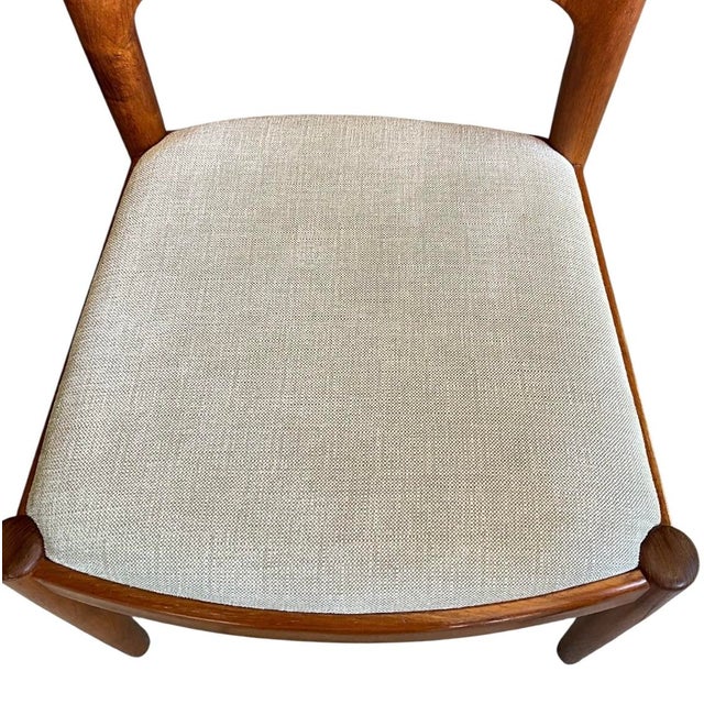 Wood Danish Modern Dining Chairs in Teak by Niels Koefoed for Koefoeds Hornslet Møbelfabrik A/S, Denmark, 1970s, Set of 3 For Sale - Image 7 of 16