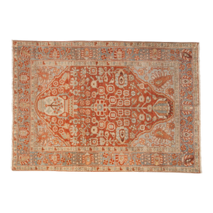 Vintage Distressed Baktiari Rug - 4'8" x 6'7"