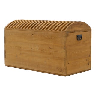 Trunk by Mario Ceroli for Poltronova, Italy, 1970s For Sale