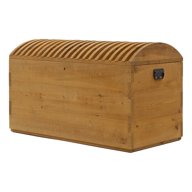 Trunk by Mario Ceroli for Poltronova, Italy, 1970s For Sale