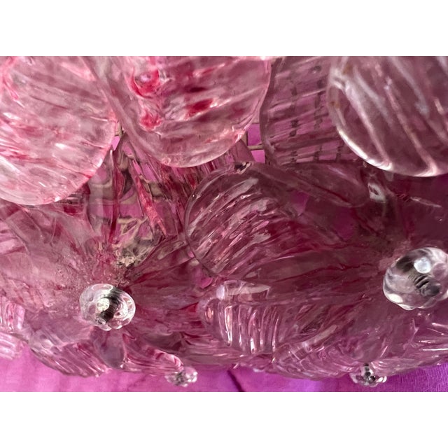 Venetian Glass Rose Wall Lamps, 1980s, Set of 2 For Sale - Image 11 of 17