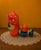 1960s Vintage 1960s Hand-Painted Russian Matryoshka Nesting Dolls – Set of 3 For Sale - Image 5 of 8