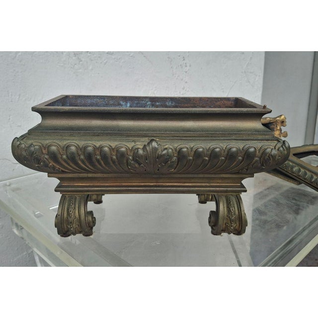 Important 17thc French Louis XIV Gilt Bronze Sphynx Sculpture and Stacked Associated Components - Jardiniere For Sale - Image 11 of 18
